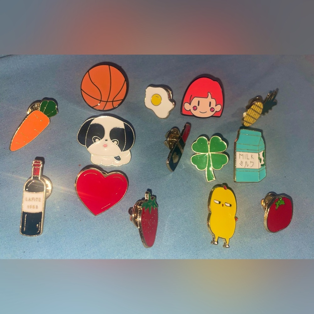 10+ Random Enamel / lapel pins